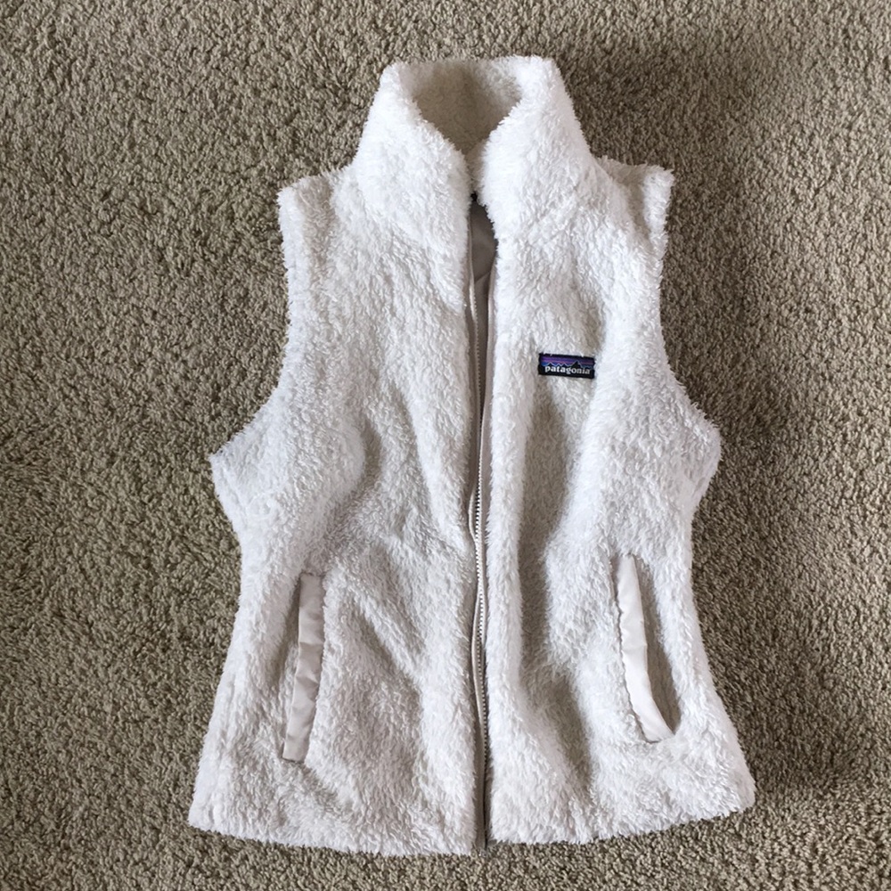 Women’s White Patagonia Vest